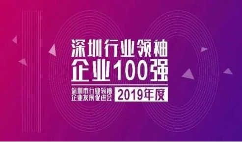 2019深圳行業(yè)領(lǐng)袖企業(yè)100強(qiáng)